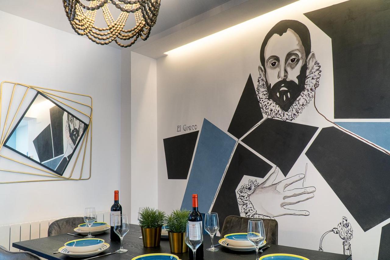 Cervantes 5 Collection - Greco Aparcamiento En El Edificio Toledo Ngoại thất bức ảnh